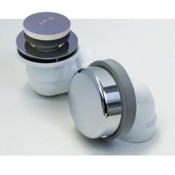 11-1/2 in. Plastic Toe-Tap Drain in Chrome Plated