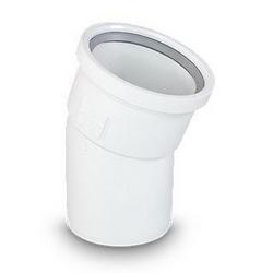 6 PVC Heavy Wall Sewer GXS EXT 22-1/2 Elbow