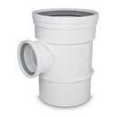 TRENCH TOUGH PLUS Gasket x Spigot PVC Sch. 40 SDR 26 Sewer Tee Wye 