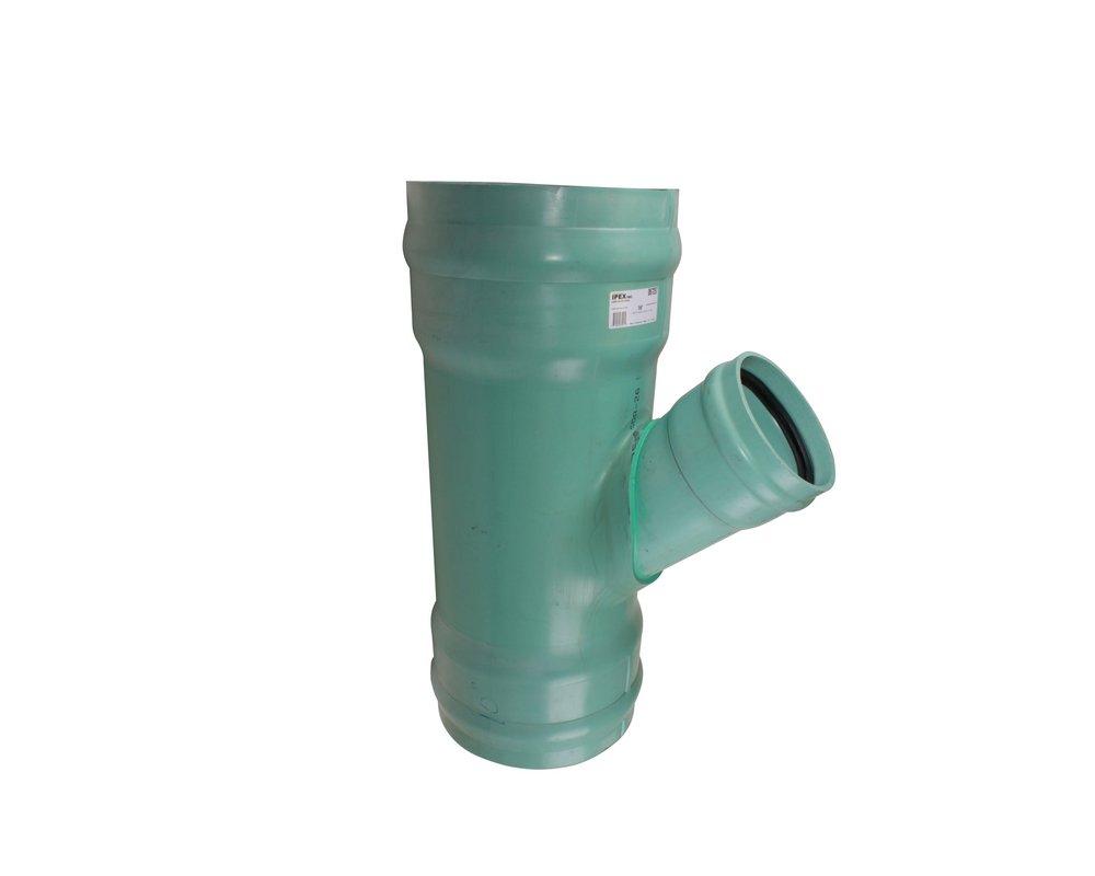 TRENCH TOUGH PLUS Gasket PVC Sch. 40 SDR 26 Sewer Wye 