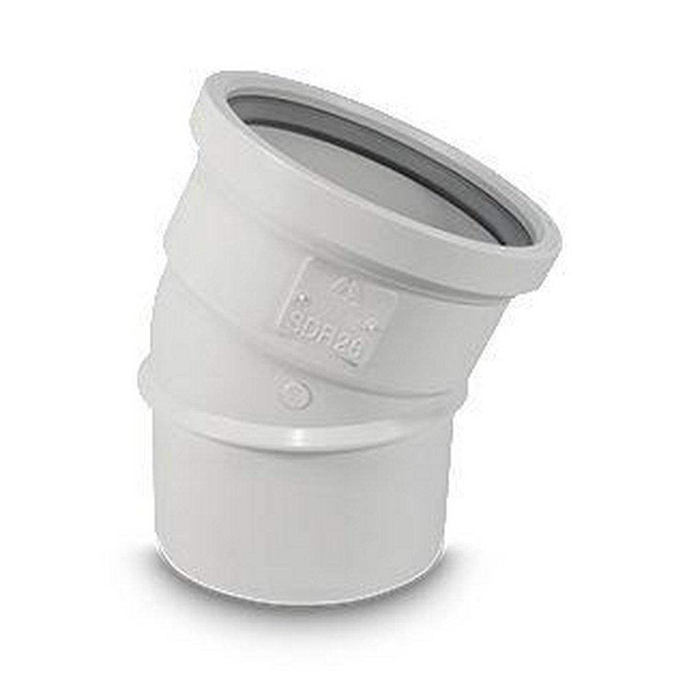 12 PVC Heavy Wall Sewer GXS 22-1/2 Elbow 