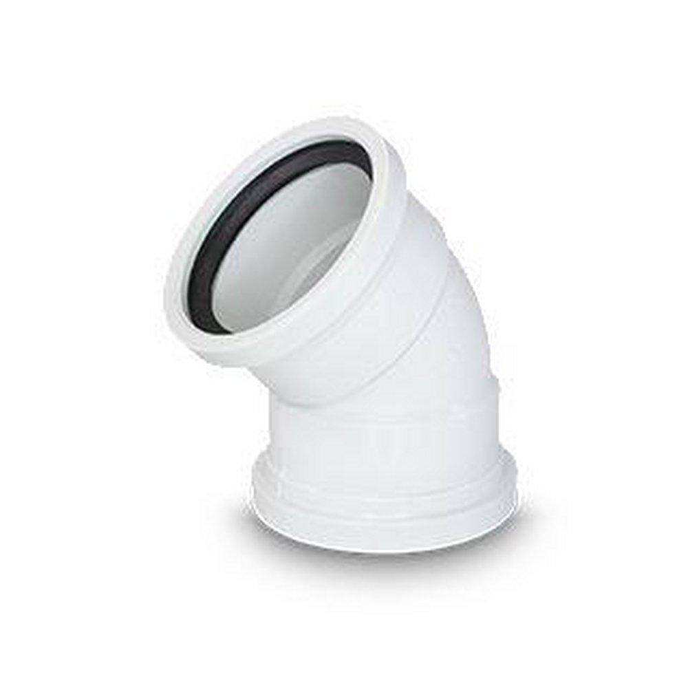 6 PVC Sewer GXS EXT 45 Elbow 