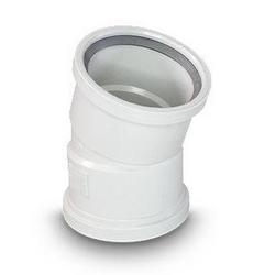 6 in. Gasket Heavy Wall Straight SDR 26 PVC 22-1/2 Degree Elbow Extension