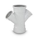 10 PVC Heavy Wall Sewer Gasket X Gasket Double Wye 