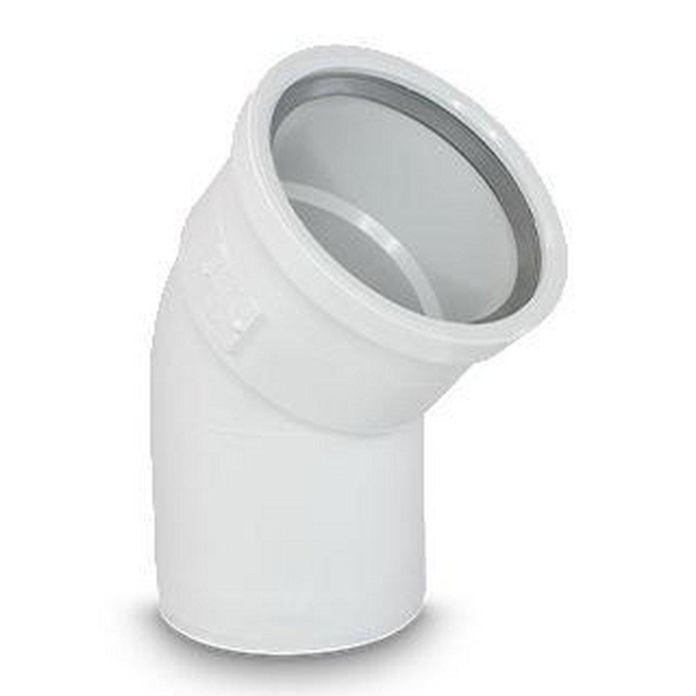 TRENCH TOUGH PLUS Gasket x Spigot PVC 45 Degree Elbow 