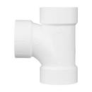 White PVC DWV Sanitary Tee 