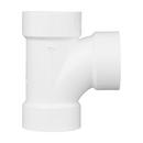 White PVC DWV Sanitary Tee 