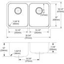 Elkay Brushed Satin 25 x 22 in. Stainless Steel Single Bowl Drop-in Kitchen Sink in Brushed Satin 