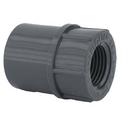 Dark Grey PVC Schedule 80 Female Adapter 