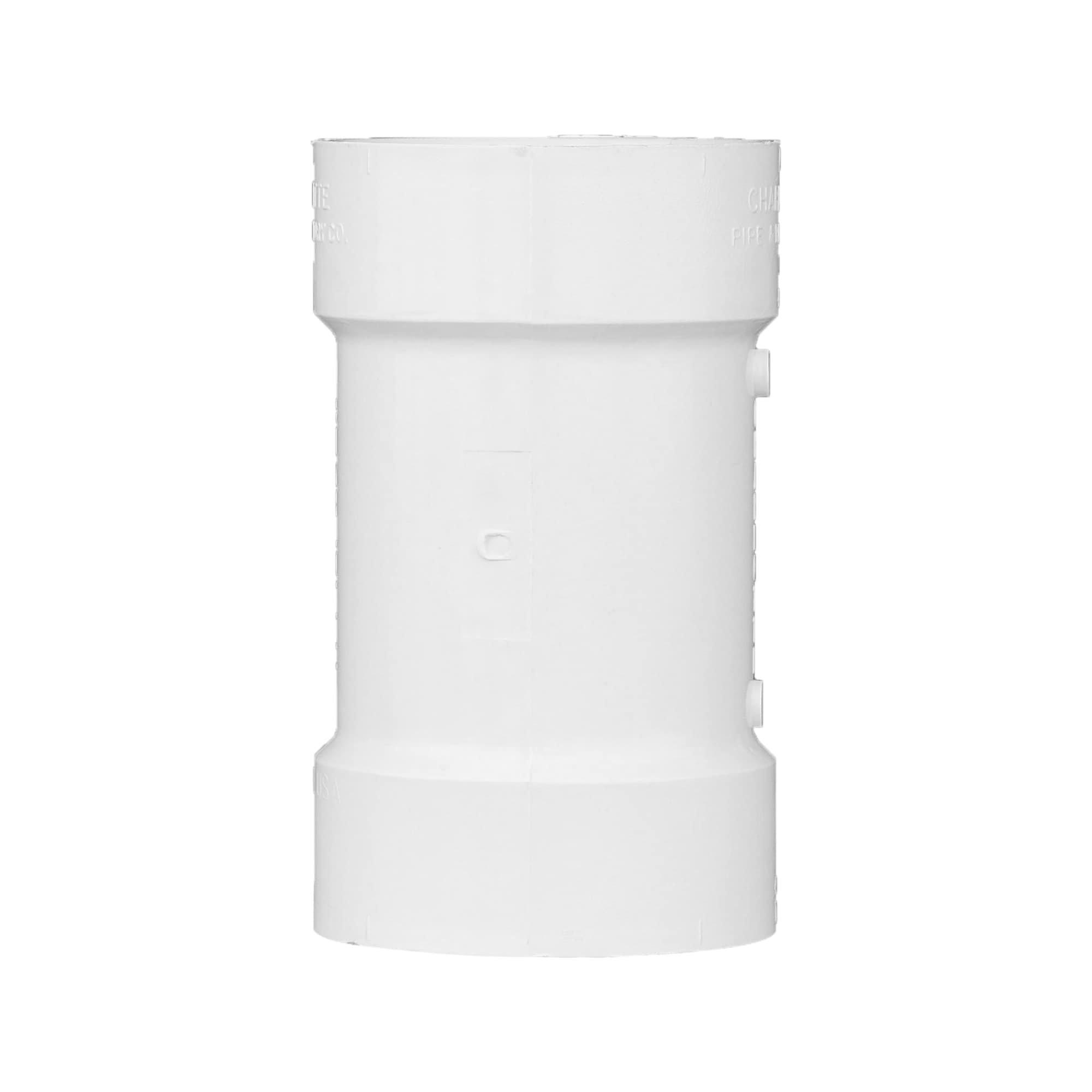 White Hub x FNPT Schedule 40 150 psi Domestic PVC DWV Adapter in White 