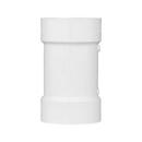 White Hub x FNPT Schedule 40 150 psi Domestic PVC DWV Adapter in White 