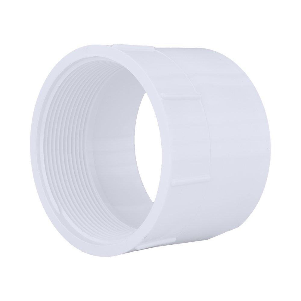 White PVC DWV Female Adapter 