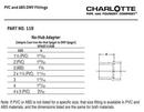 White Hub x FNPT Schedule 40 150 psi Domestic PVC DWV Adapter in White 