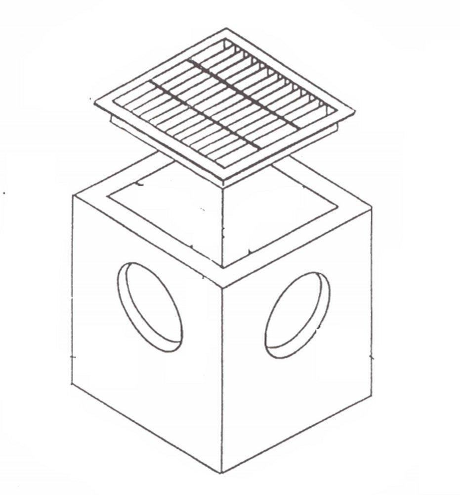 Fog-Tite Meter Seal Concrete Rectangular Catch Basin 