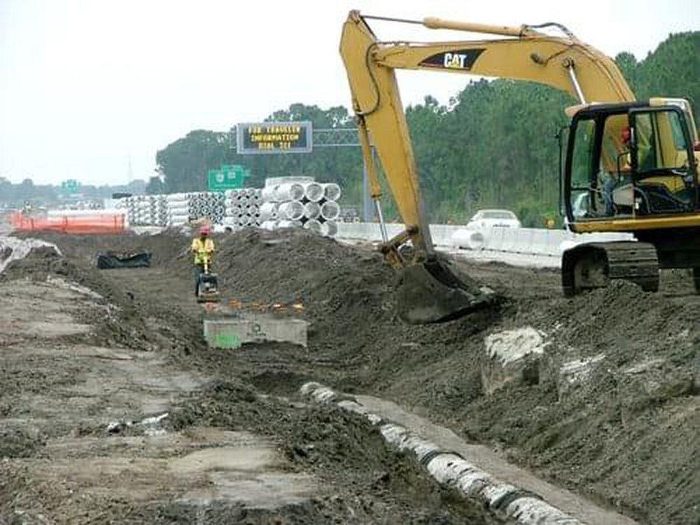 Contech Construction 20 ft. Sewer PVC Drainage Pipe 