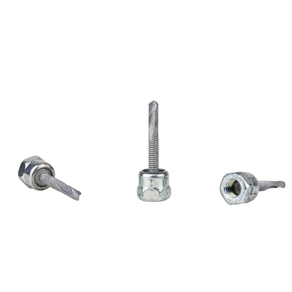 Sammys® Black 7/32 in. Climaseal™ and Electroplated Zinc Steel Vertical Threaded Rod Anchor 