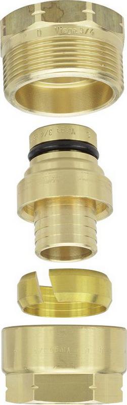 3/4 in. Bronze PEX Compression x 3/4 in. SVC Manifold Adapter