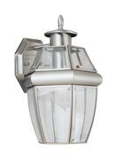 100W 1-Light Medium E-26 Incandescent Wall Lantern in AntiqueBrushedNickel