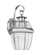 Visual Comfort & Co. Generation Lighting Antique Brushed Nickel 13-3/4 in. 100 W 1-Light Medium Wall Lantern 