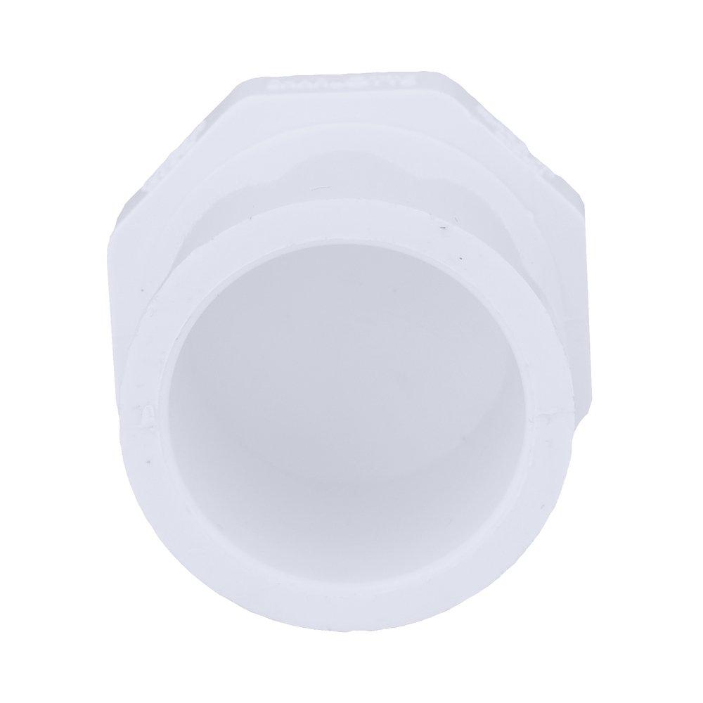 White PVC Schedule 40 Plug 