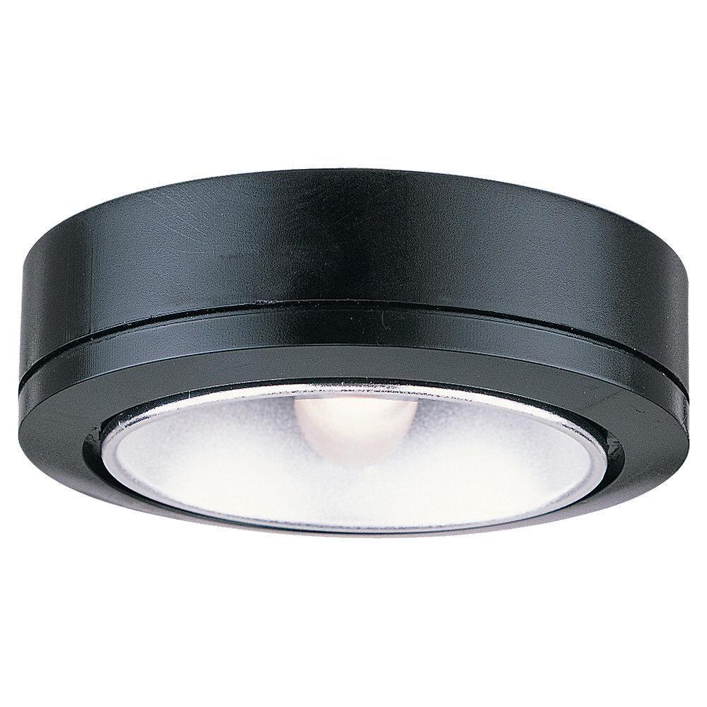 Seagull Lighting Black 18W 1-Light Disk Light 