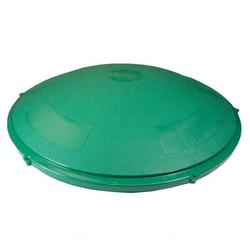 Green 20" Domed Polypropylene Septic Tank Riser Lid with Gasket