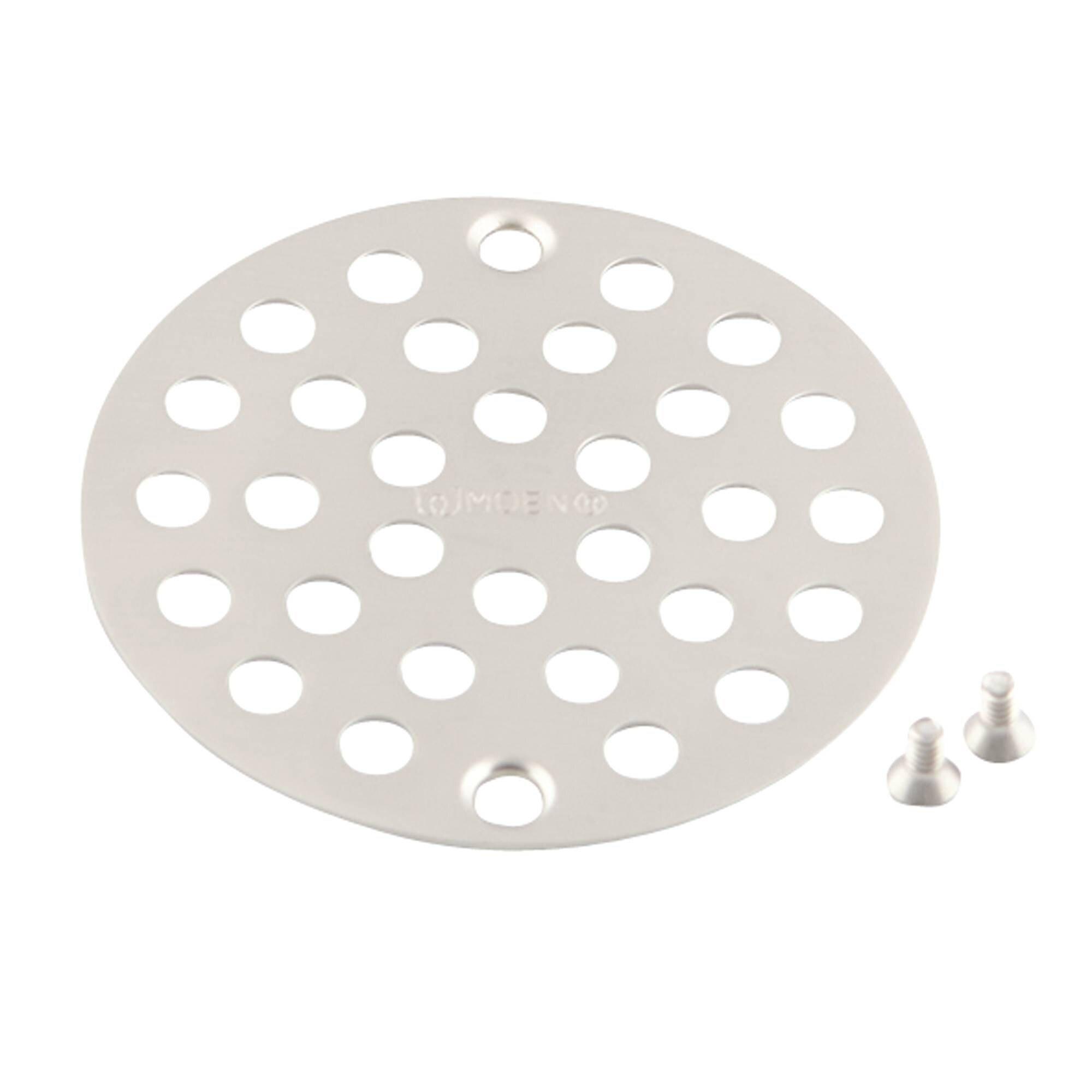 Moen Brushed Nickel 4 in. Brass Drain Cover 