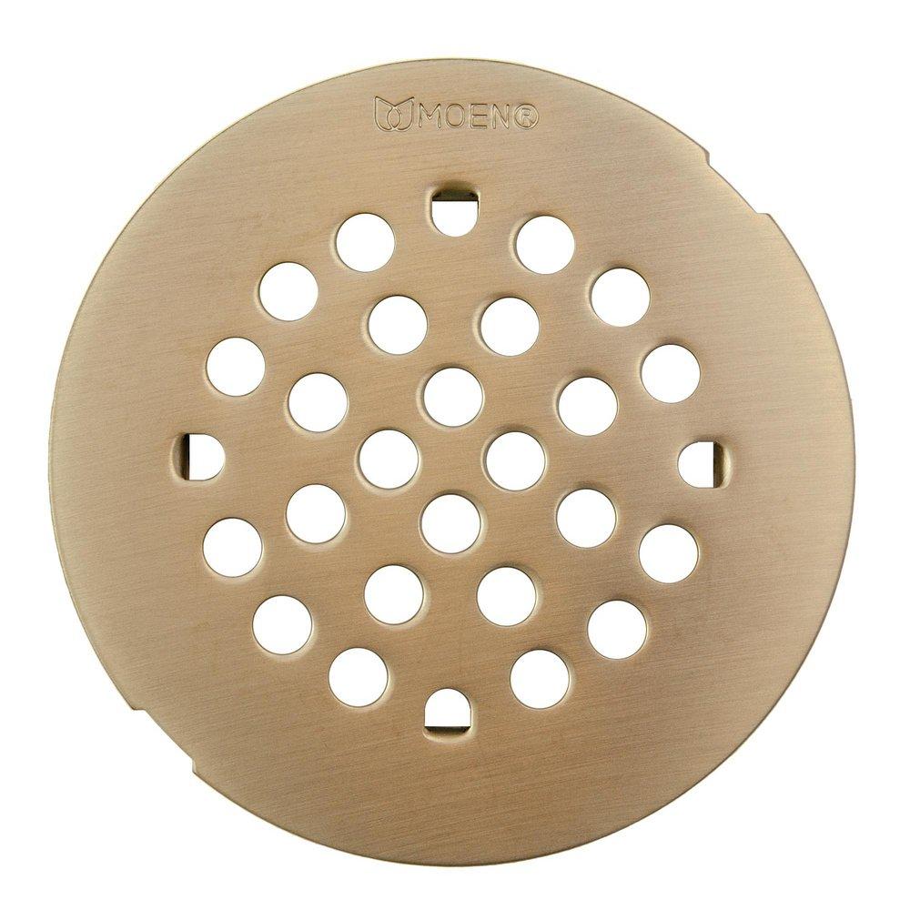 Moen Brushed Nickel 4-1/4 in. Brass Drain Cover 
