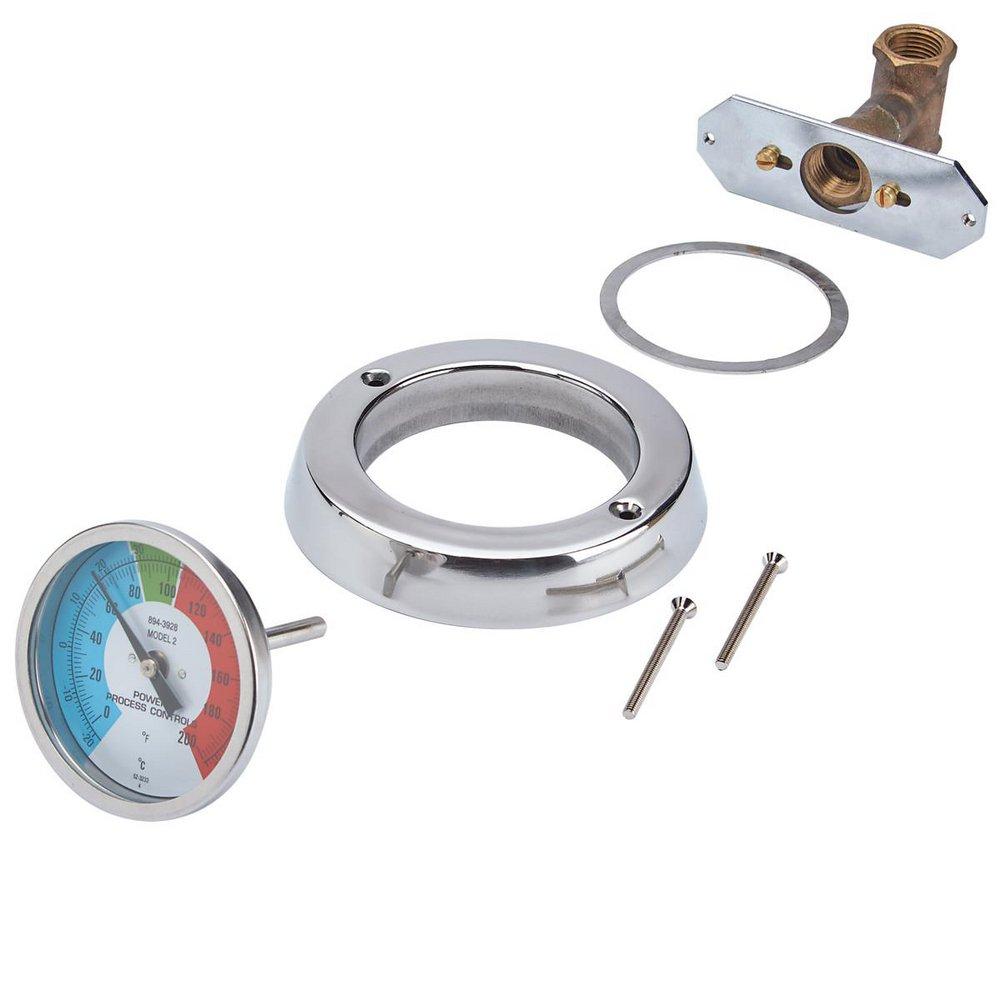 Powers Flush Mounted Tri COLOR DIAL THRM 0-200 