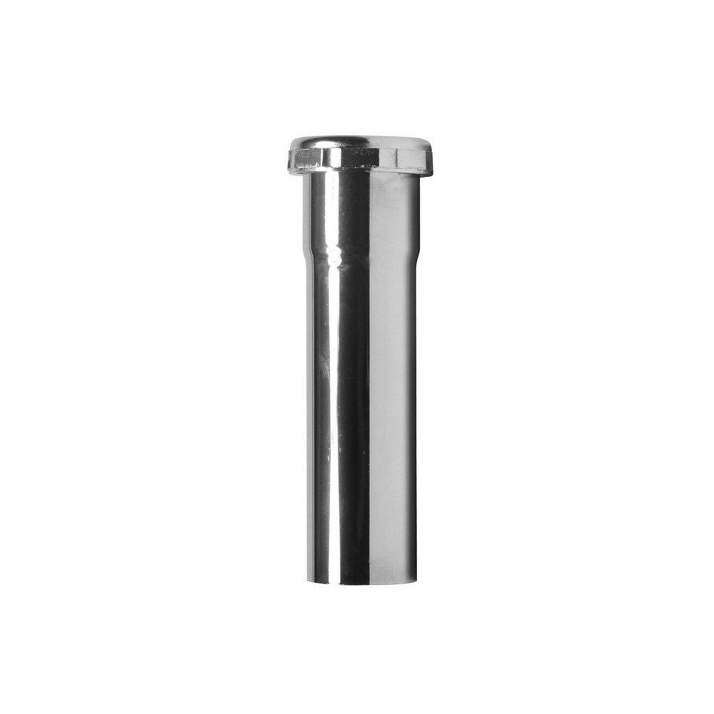 Dearborn Polished Chrome 20 ga Slip-Joint Tube in Polished Chrome 