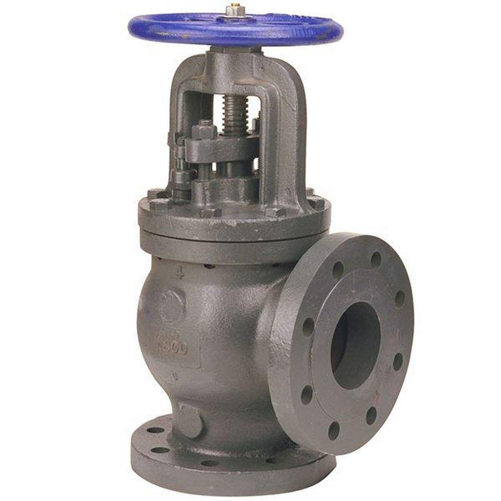 NIBCO 250 psi Cast Iron Flanged Angle Stop Check Valve 