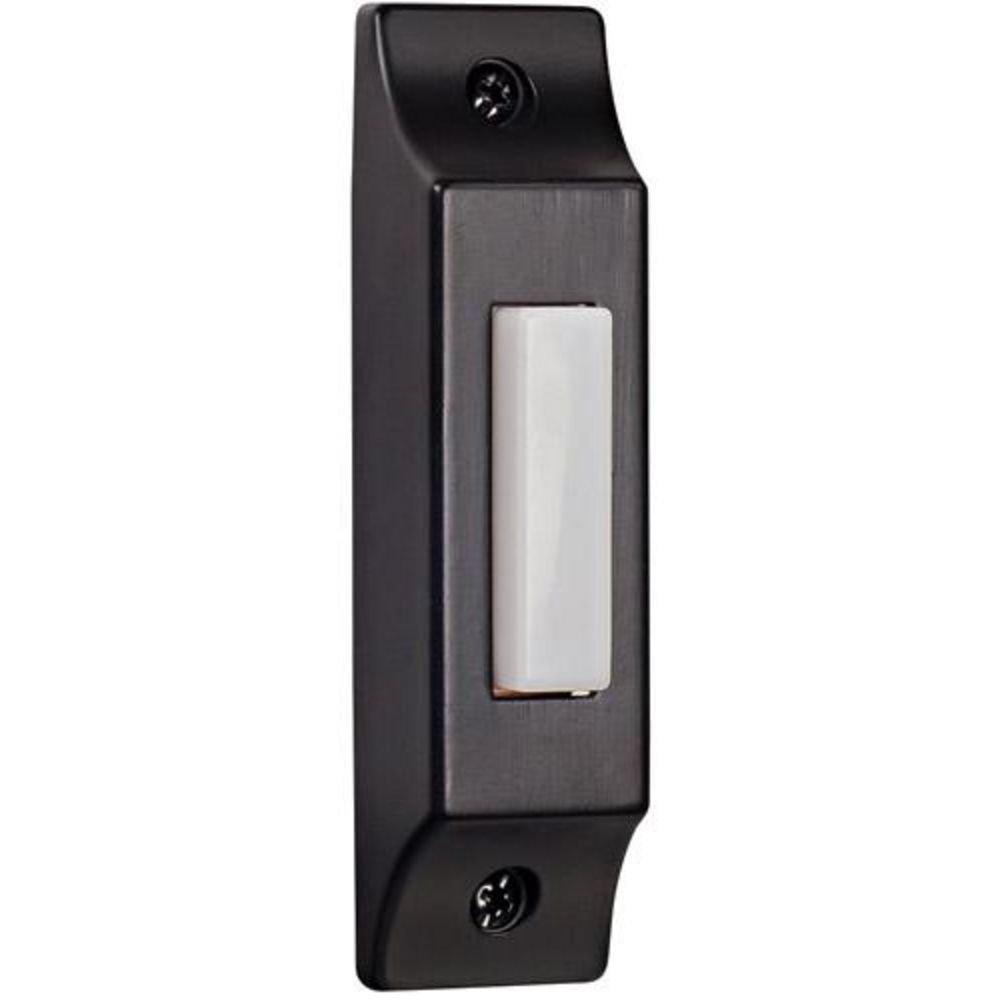 Craftmade Painted Black 3-3/4 in. Doorbell Button 