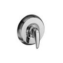 Tub and Shower Pressure Balancing Valve with Single Lever Handle in Polished Chrome