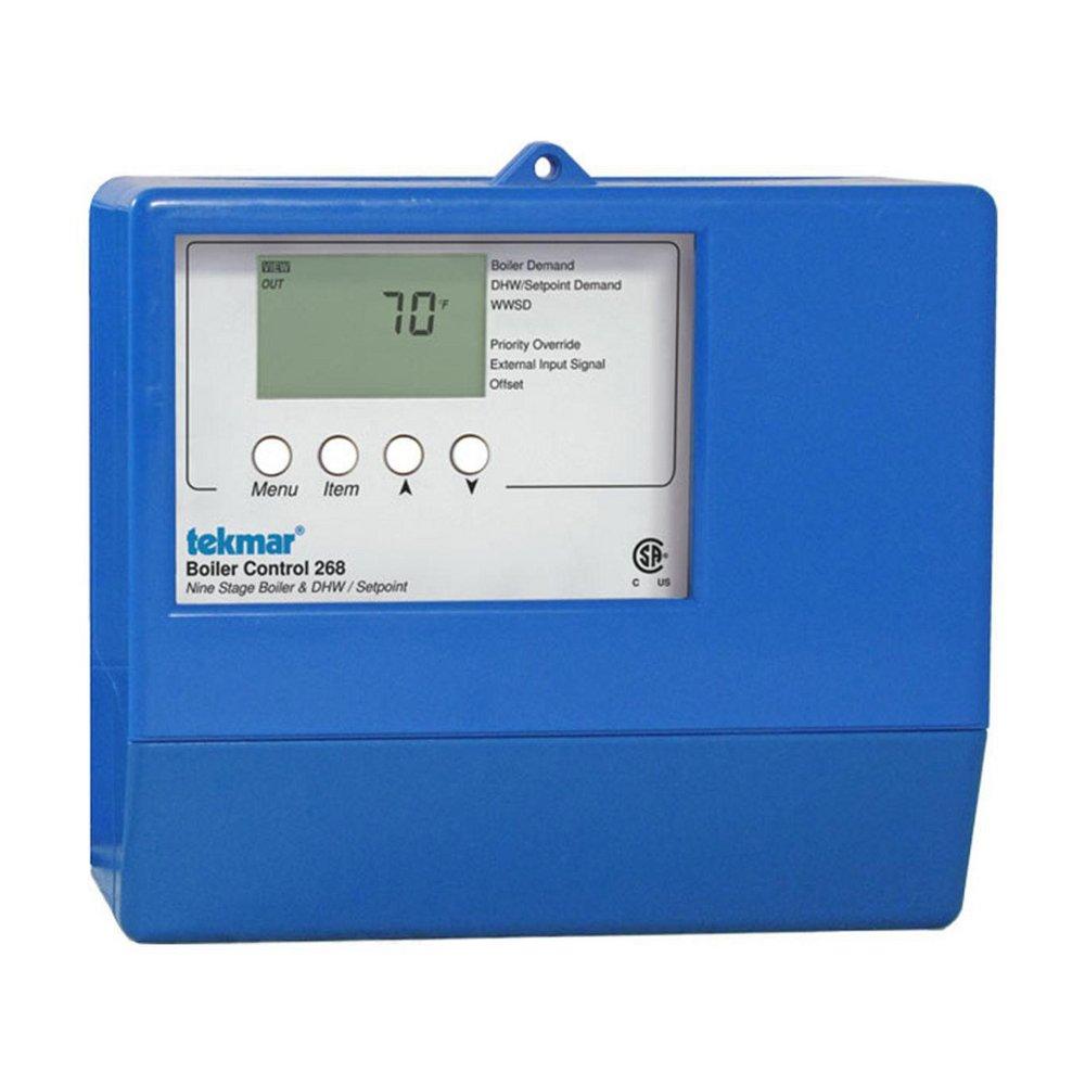 Tekmar Control Systems Blue 9-Stage Boiler and Domestic Hot Water Control 