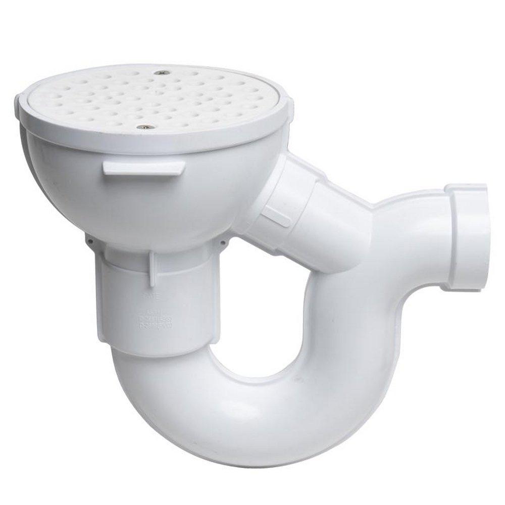 Oatey&reg; Solvent Weld Plastic White Floor Drain 