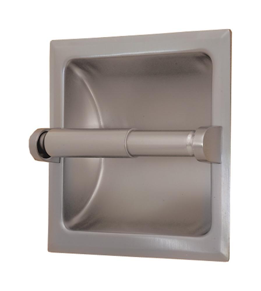 Gatco Satin Nickel Recessed Mount Toilet Tissue Holder 