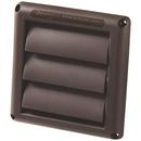 Deflecto Brown 7-7/8 in. Brown Louvered Hood 
