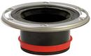 Sioux Chief Black 4 in. ABS Closet Flange with Test Cap 