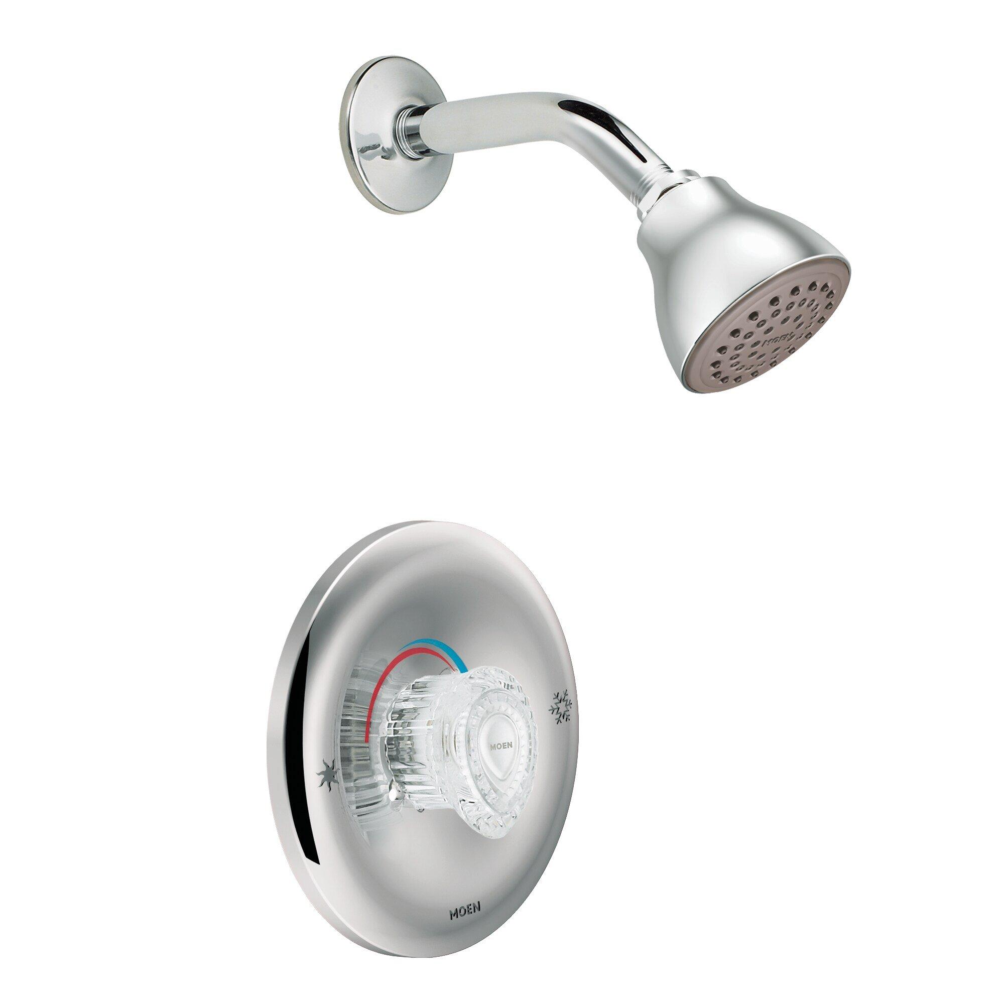 Moen Chrome Single Knob Handle Pressure Balancing Valve Trim 