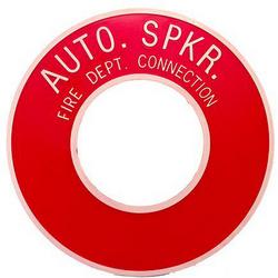 4 x 8 in. Aluminum Fire Department Connection Sign