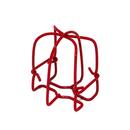 FPPI&reg; Red IPS Red Enamel Adjustable Base Sprinkler Head Guard (Piece of 2) 
