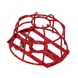 IPS Red Enamel Adjustable Base Sprinkler Head Guard in Red (Piece of 2)