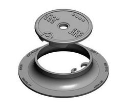 18 in. Water Meter Pit Ring and Cover with Hole