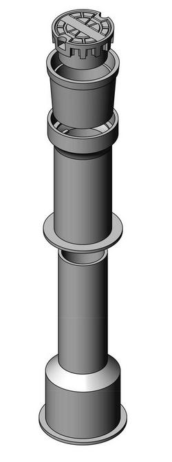 36 in. Base Cover Valve Box for Water