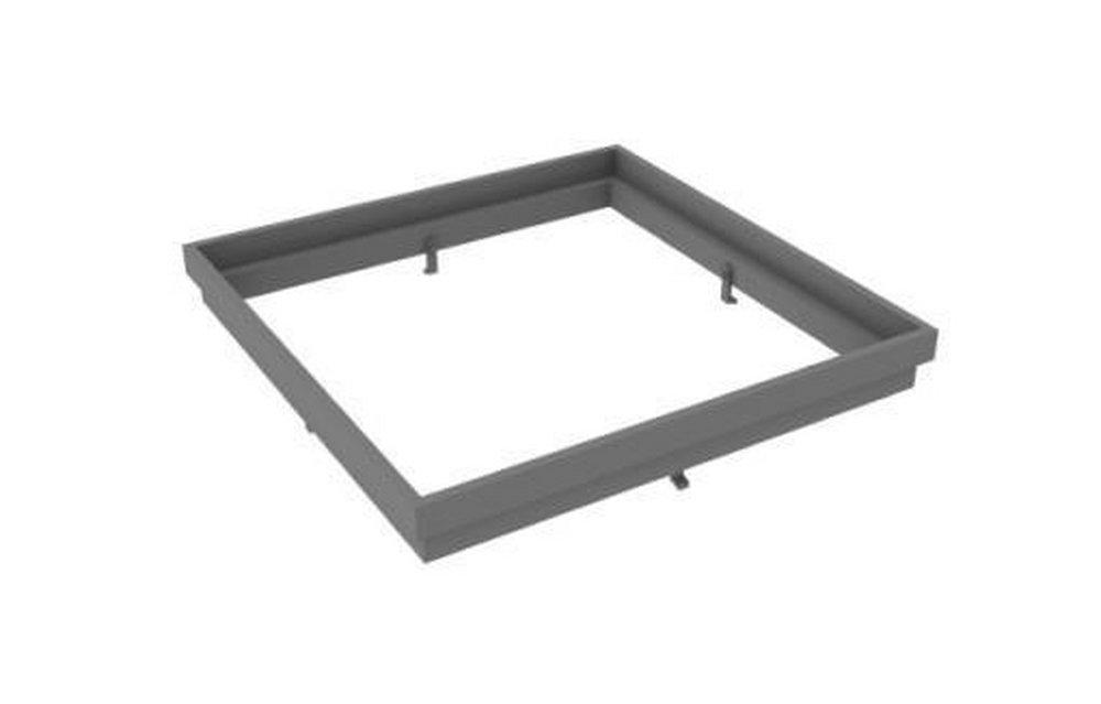 General Foundries 1 in. Fixed Riser for Square Basin Frame 