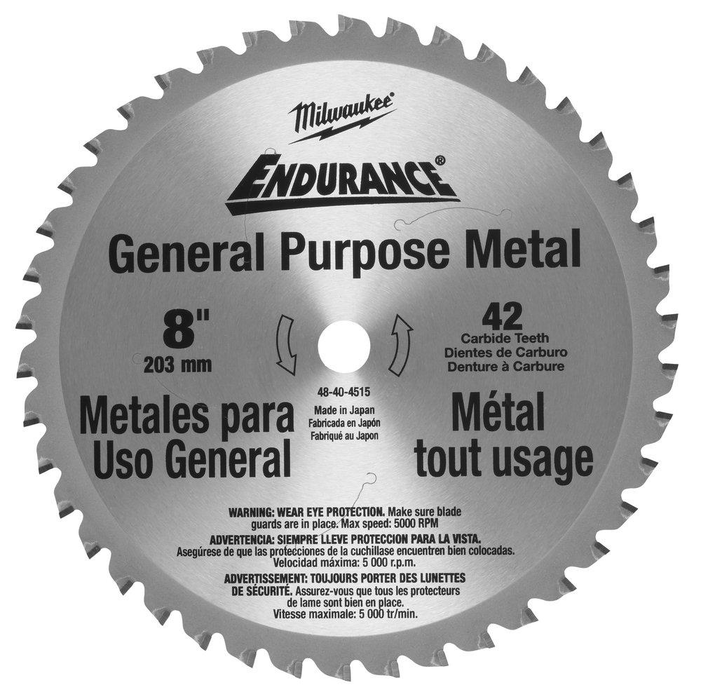 Milwaukee&reg; 8 in. Metal Cut Blade 