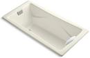 71-3/4 x 36 in. Drop-In Bathtub with Reversible Drain in Biscuit