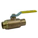 1/2 in. Copper Brass Full Port Ball Valve with Lever Handle