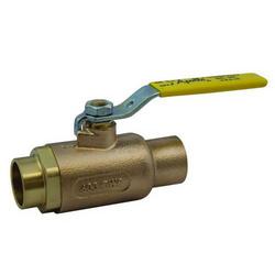 1/2 in. Copper Brass Full Port Ball Valve with Lever Handle