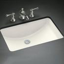 20-7/8 in. Undermount Rectangular Vitreous China Bathroom Sink in Biscuit